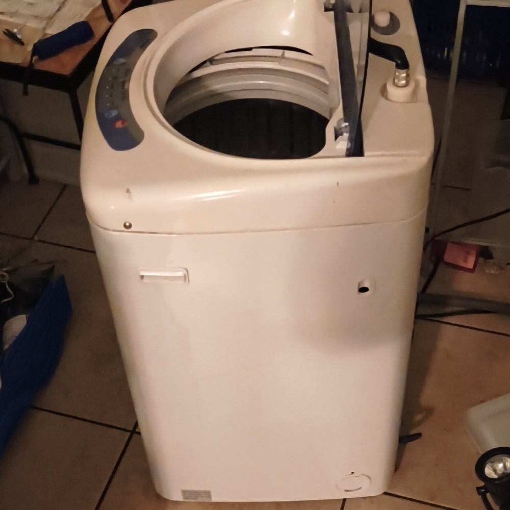Haier Portable Top Load Washer 6.6 lbs White Compact Soft Touch Controls