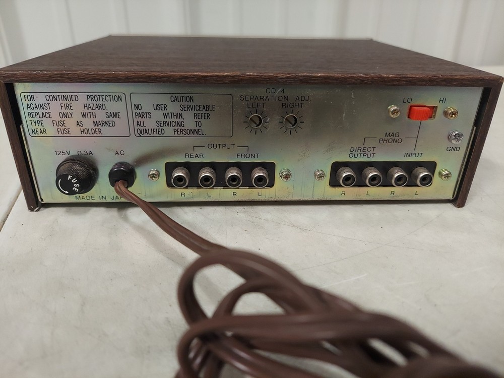 Vintage Lafayette CD-4 Demodulator Decoder Model CD-4, UNTESTED FOR PARTS #3073