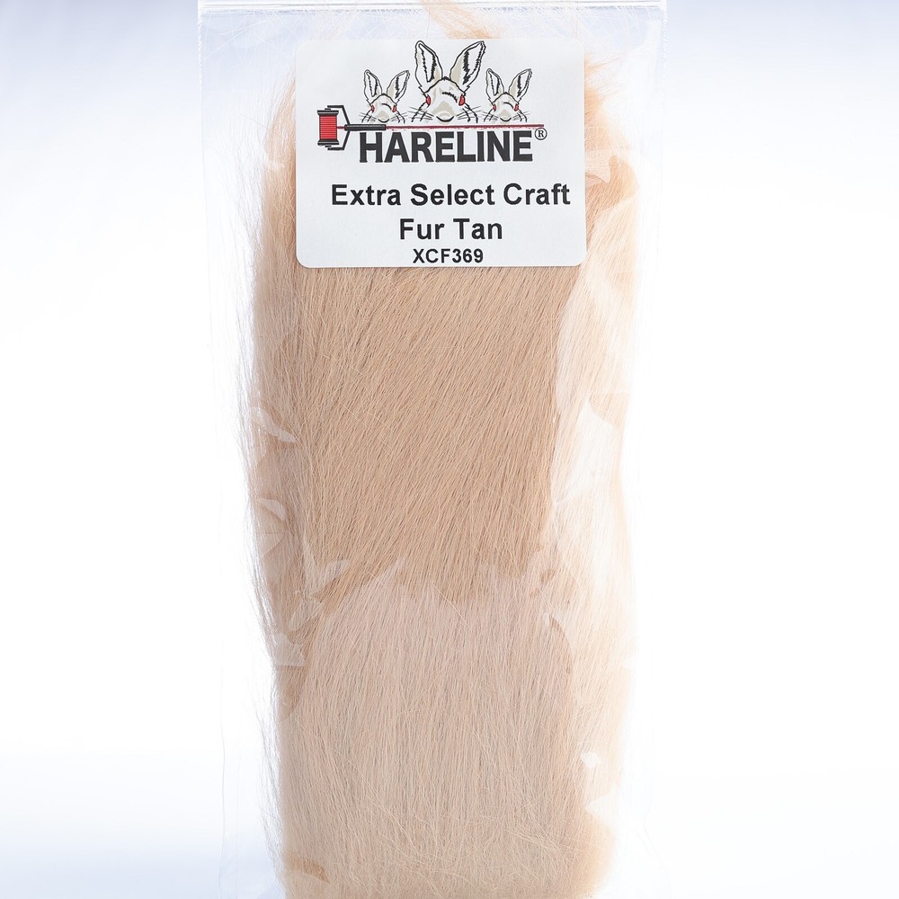 Hareline Extra Select Craft Fur - Tan