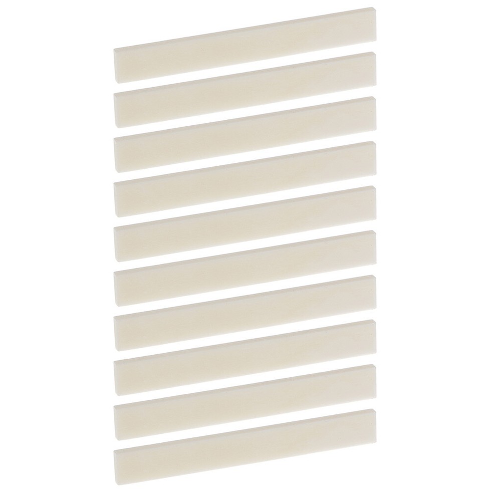 10Pc 80*3*10mm White Bone Guitar String Bridge Saddle For Acoustic Classical HOT
