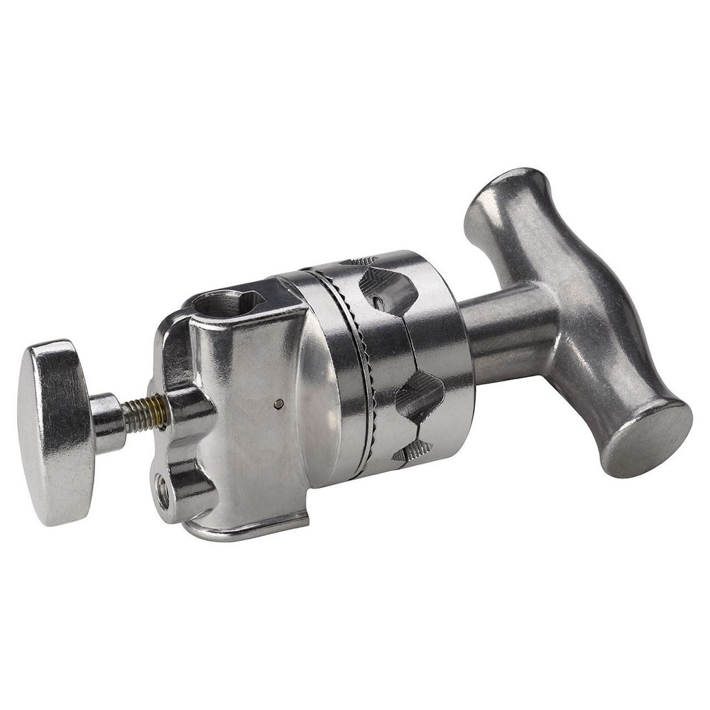 Kupo 2-1/2in Grip Head with Big Handle, Silver