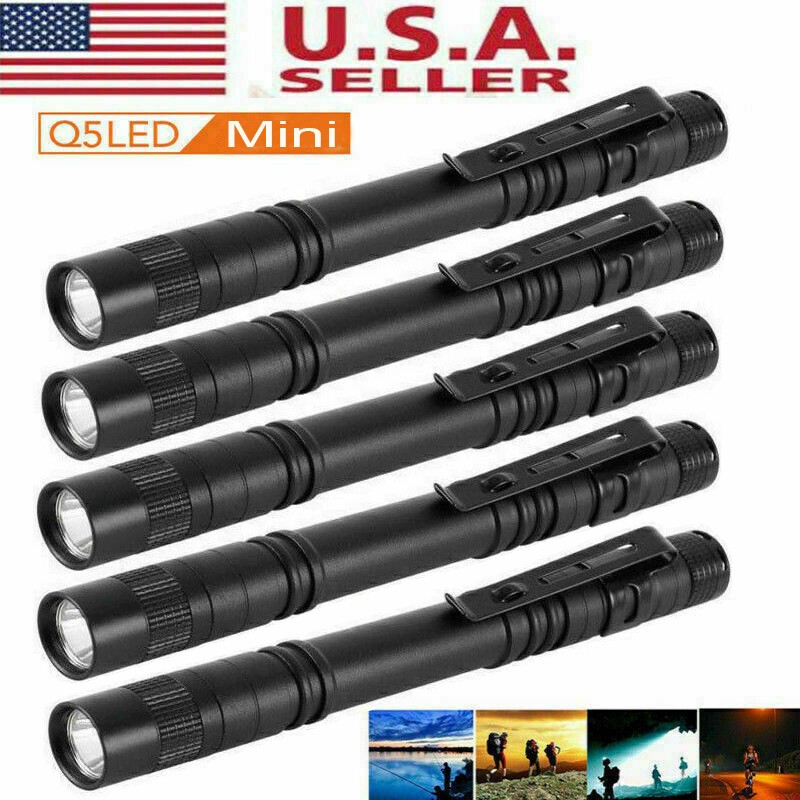 12000000LM Tactical Flashlight Small LED Torch Tiny Mini Super Bright Penlight