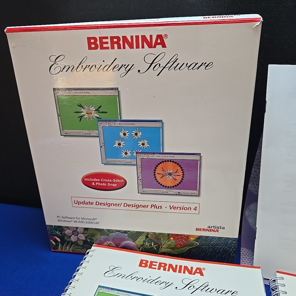 BERNINA Embroidery Software Update Designer/ Designer Plus Version 4 NO DONGLE