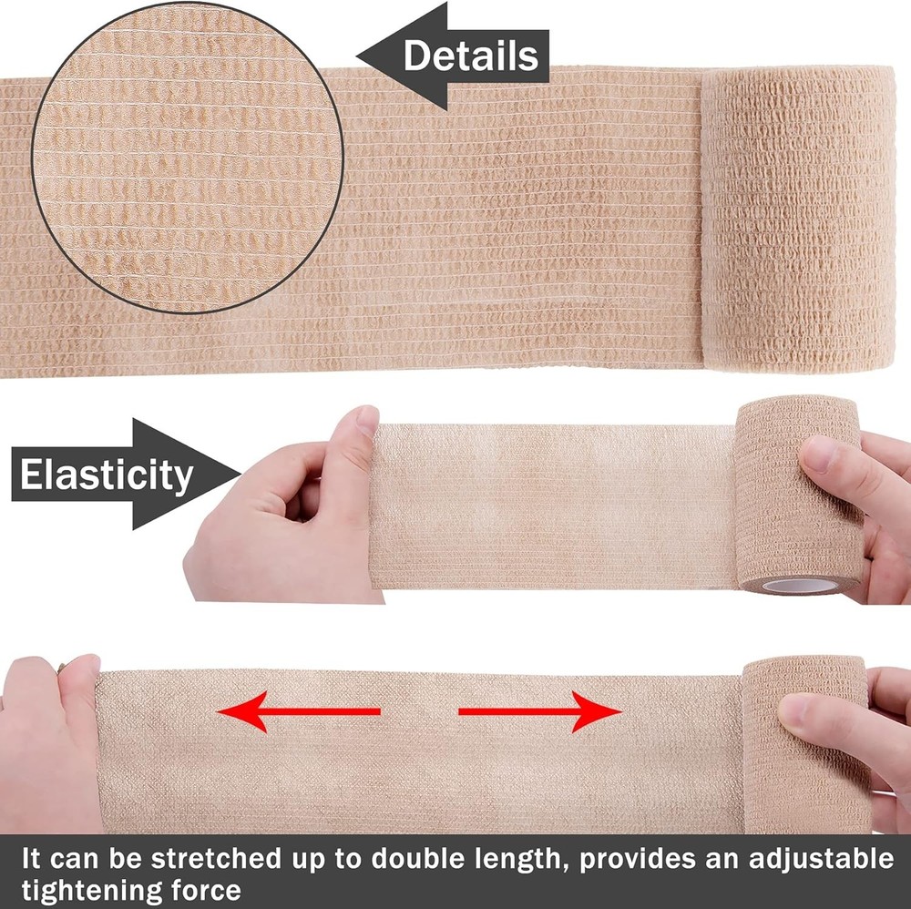Stretch Bandage Wrap for Ankle & Wrist - 30 Rolls