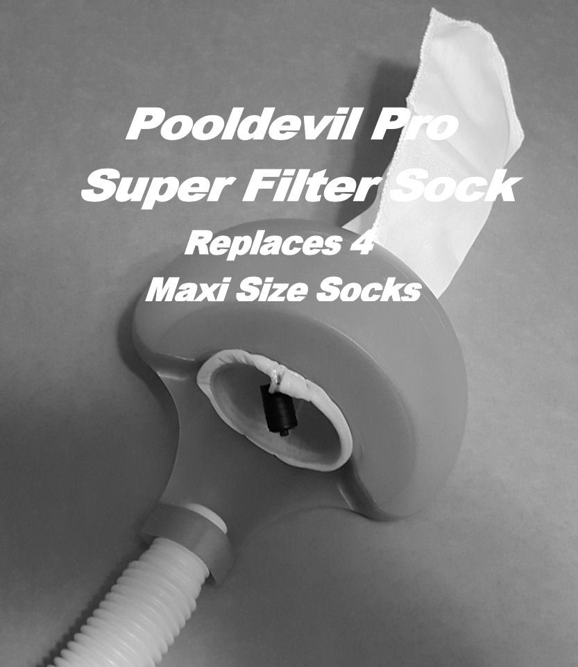 PoolDevil Bag Pool Devil Net Automatic Surface Skimmer Super HD Filter Replace