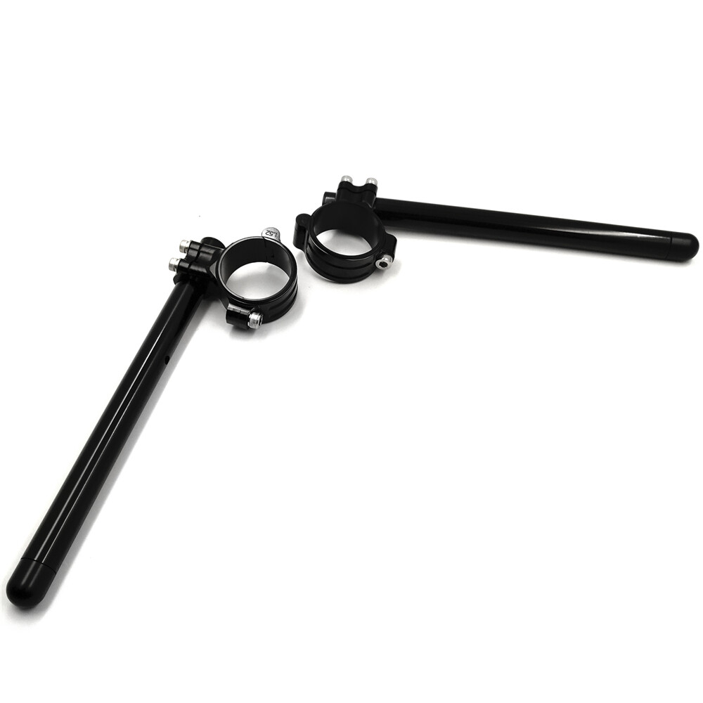HTTMT- USA CNC 22mm Handlebars 50mm Riser Fork Clip-Ons Handle Bar CNC Handlebar