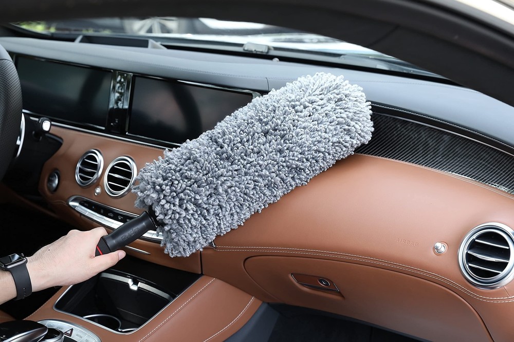 Ultimate Car Duster Kit，Best Microfiber Multipurpose Duster,Interior &Ext