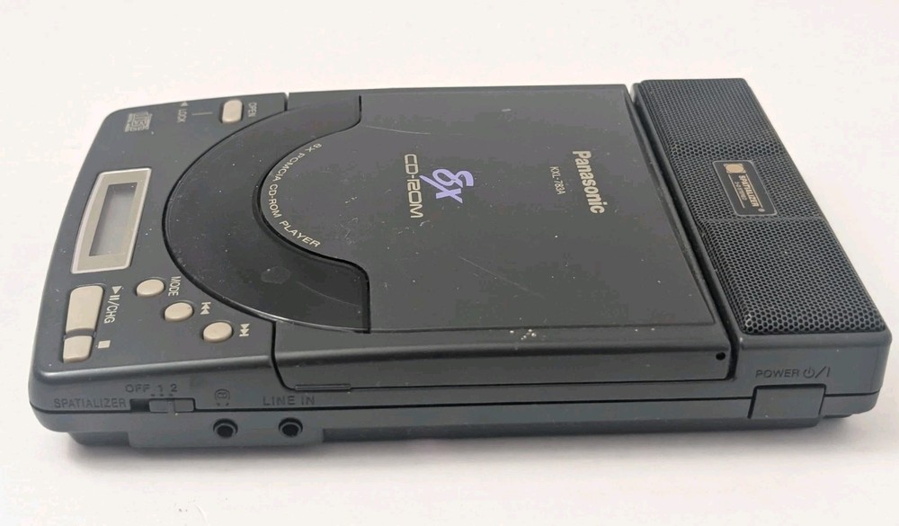 Panasonic KXL-783A Black Spatializer Speaker 8X CD ROM Player Tested Working