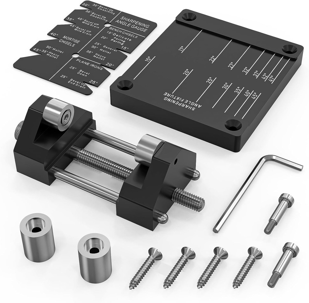 Chisel Sharpening Jig Kit Adjustable Angles