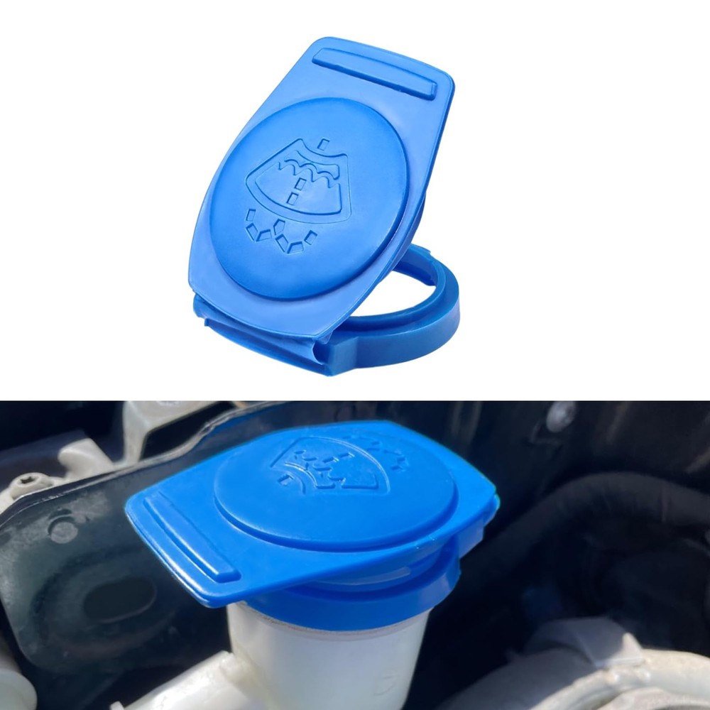 Windshield Washer Fluid Cap Compatible with Porsche Cayenne, Blue