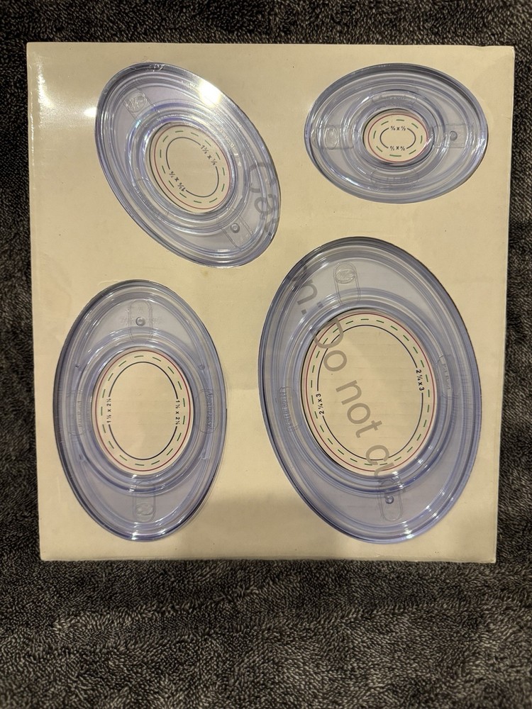 CREATIVE MEMORIES  OVAL PATTERNS CUSTOM CUTTING SYSTEM MAKES 18 SIZES NEW