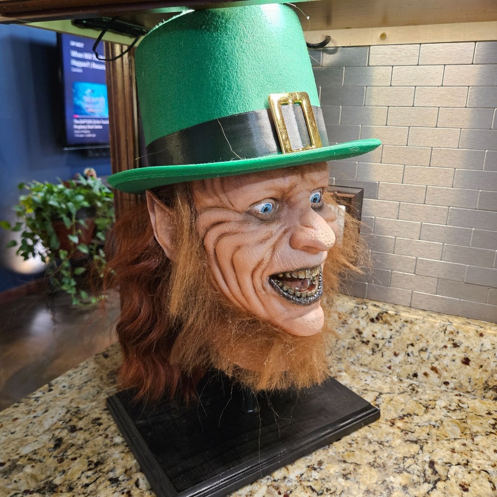 LEPRECHAUN Warwick Davis head bust life sized