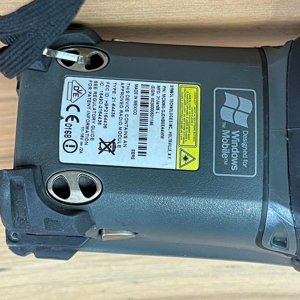 Symbol MC9060-GJ0HBEEA4WW Bluetooth Handheld Mobile Computer Barcode Scanner