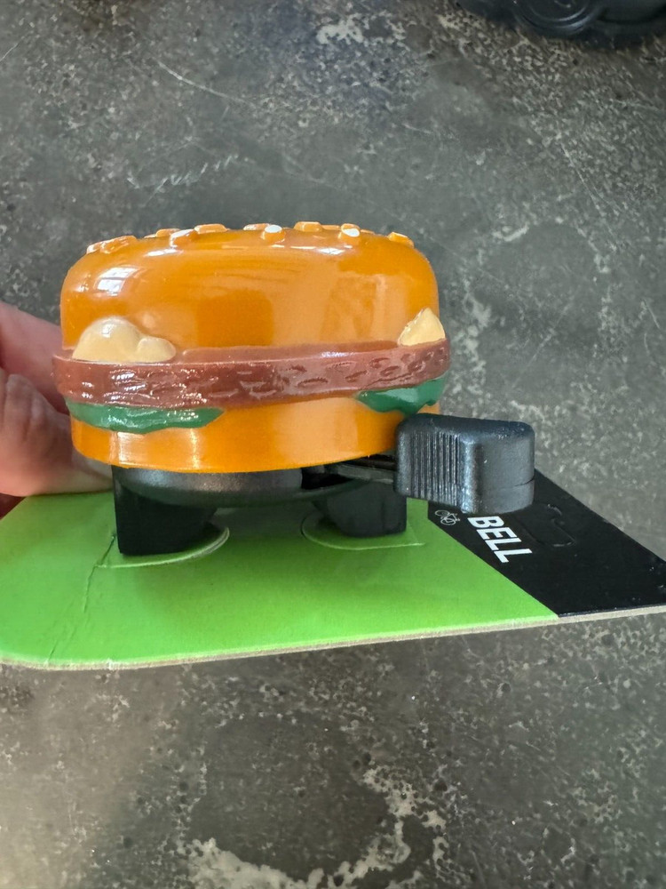 Hamburger Bicycle Bell Thumb Ringer Beach Cruiser
