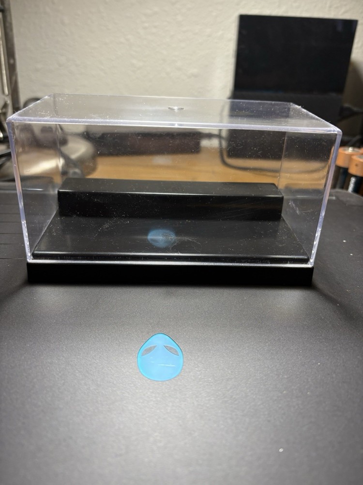 DISPLAY CASE PLASTIC SMALL 5 9/16X3X3 MULTI LEVEL BASE