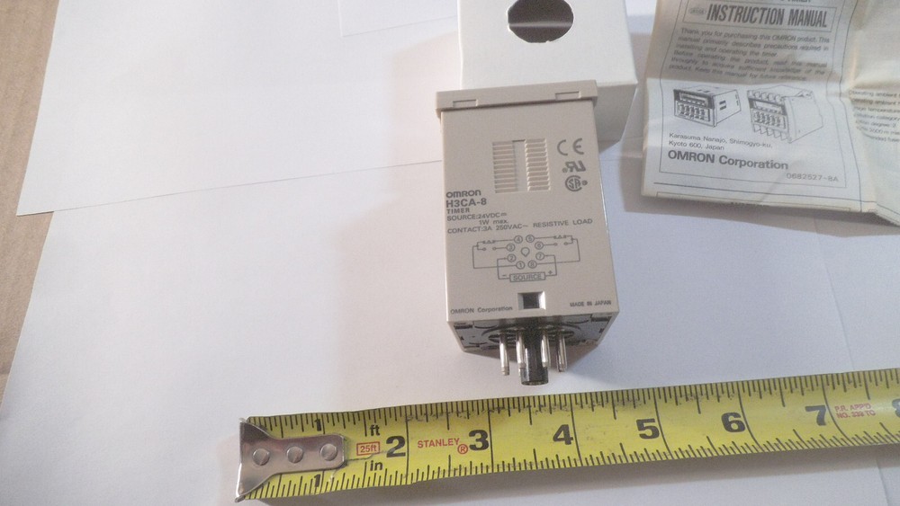 Omron H3CA-8 solid state timer 24vdc