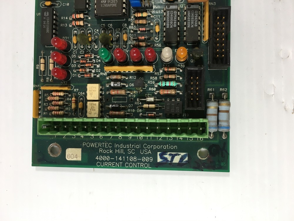 Powertec 4000-141108-009 Industrial Control Module Circuit Board
