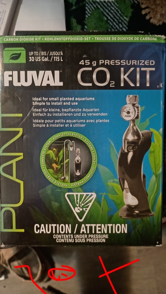 Fluval Pressurized CO2 Kit - 45g