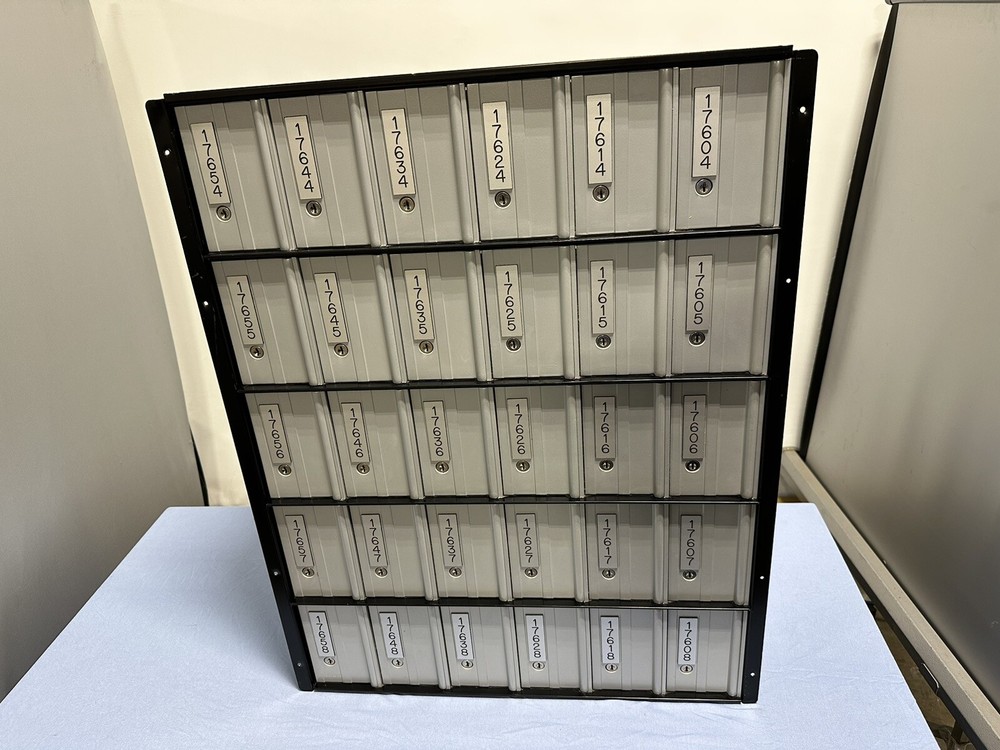 Salsbury 2230 Aluminum Mailbox 30 Doors Standard System Rear Loading Private Acc