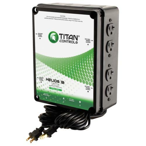 Titan Controls Helios 12 - 8 Light 240v Volt Controller w/ Relay Trigger Cord