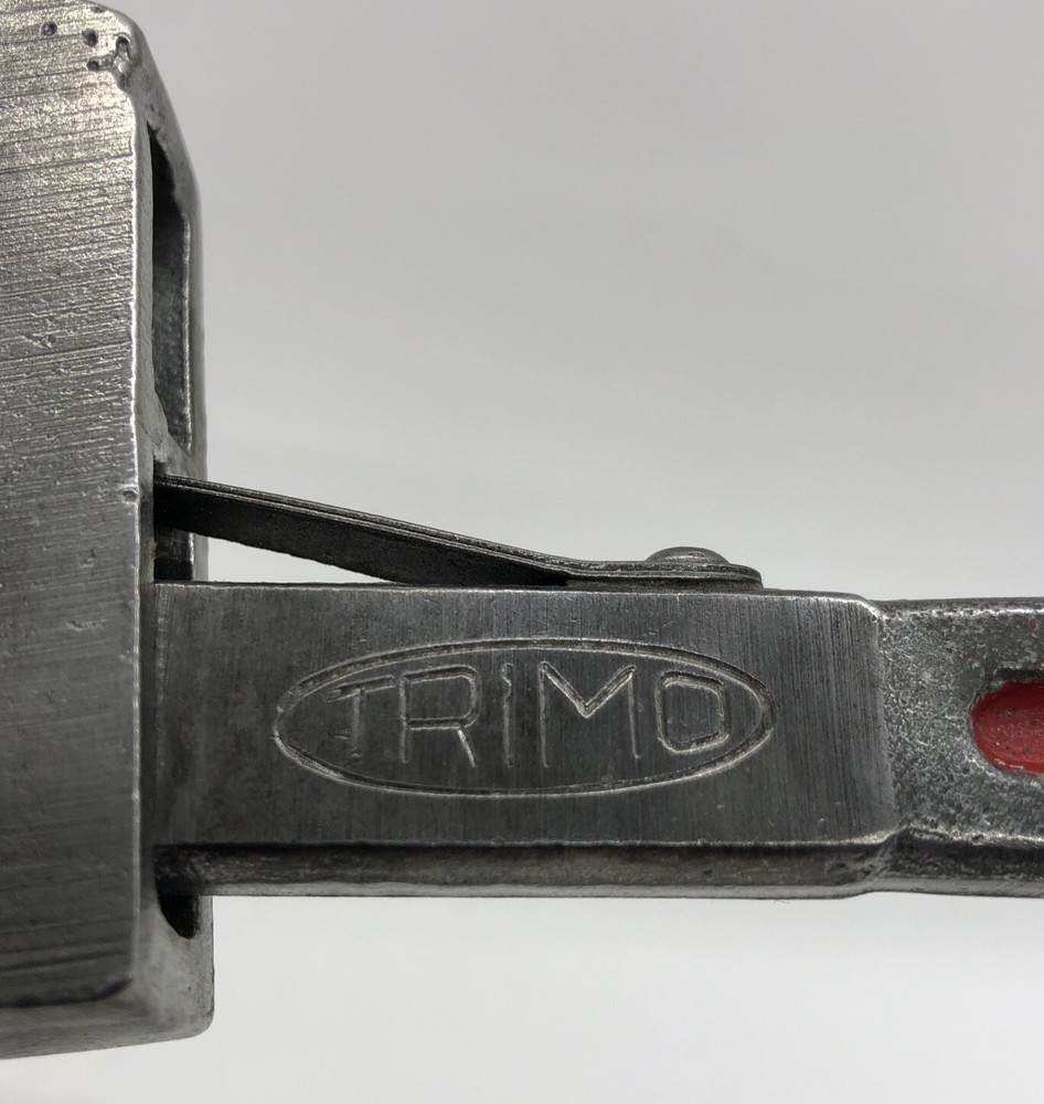 Vintage Stillson Trimo 10” Adjustable Pipe Wrench Red Handle