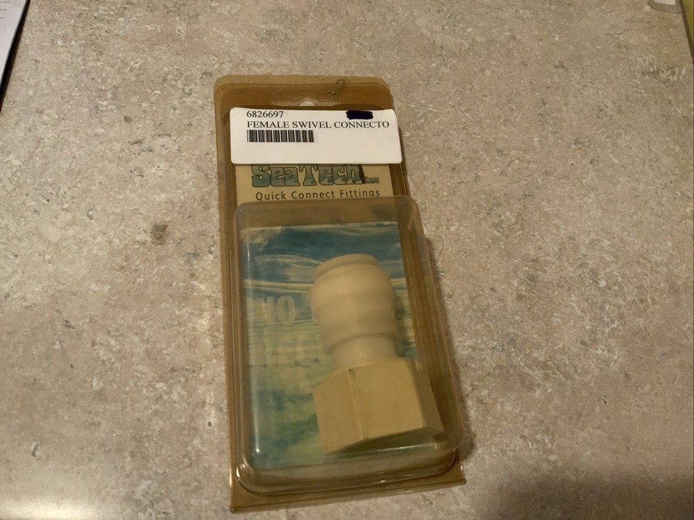 NEW OLD STOCK: SeaTech 002410-1012 Female Swivel connector 1/2" CTS x 3/4" NPS