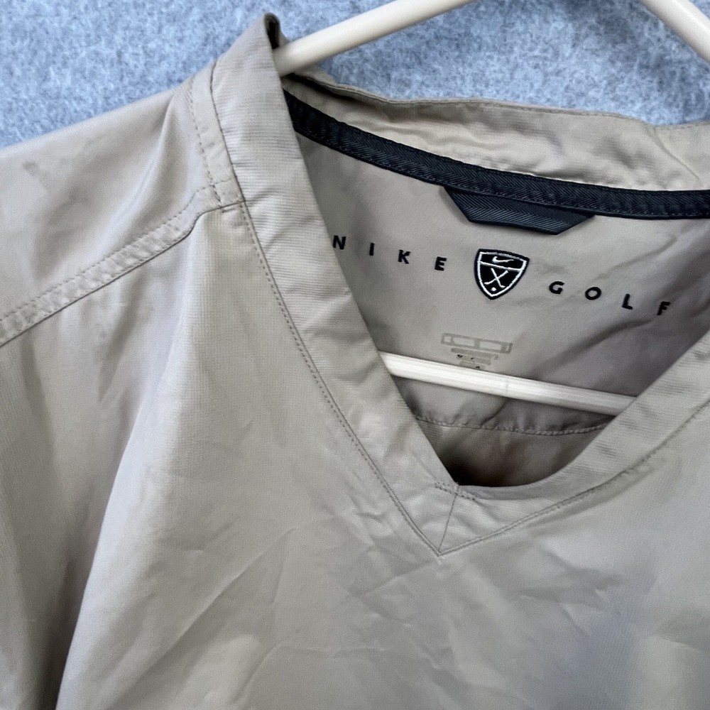 Nike Golf Jacket Mens Large Tan