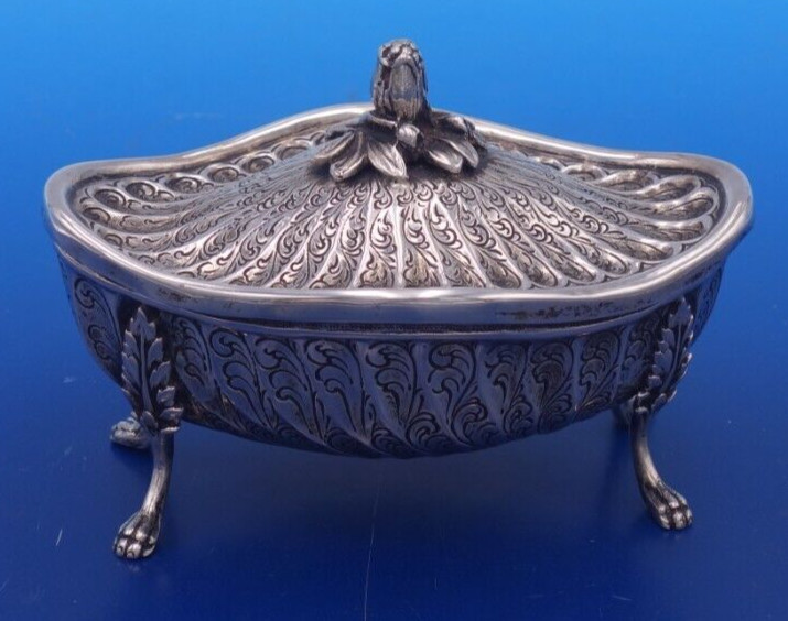 Antique 800 silver sweetmeat dish
