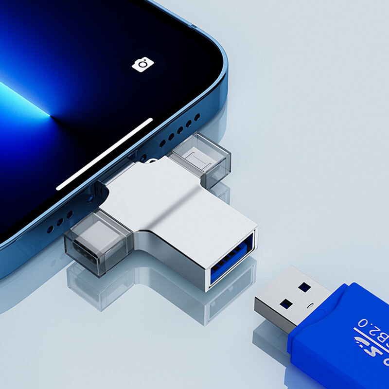 For type-c 3in1 usb TF Android Multifunction mini Adapter Converter Connector