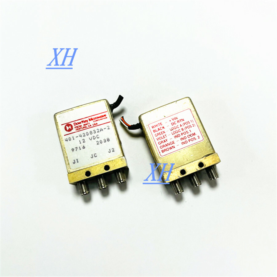 Dow-Key Microwave 401-420832A-2 RF Coaxial Switch DC-18 GHz 12V 1PCS