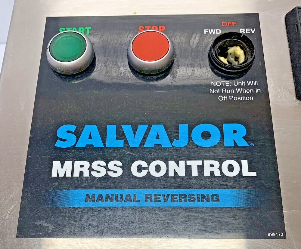 Salvajor MRSS Control Model-LD Line Disconnect Manual Reversing