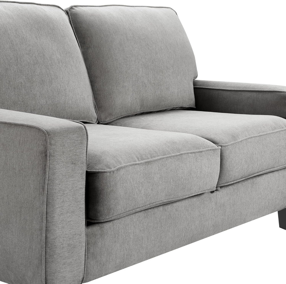 Palisades Gray Storage Loveseat - Stylish & Functional Seating Solution