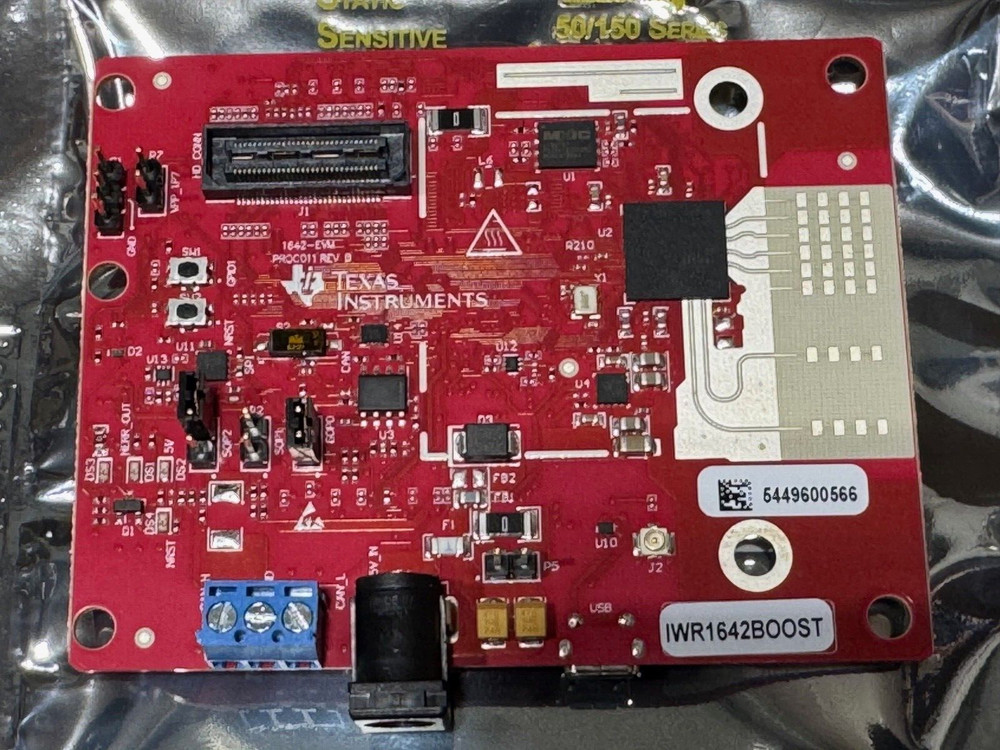 Texas Instruments IWR1642BOOST evaluation board New