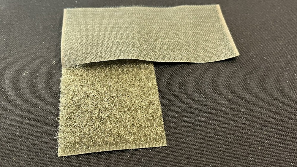 OD Green - Mil-Spec Hook & Loop Sew On Closure.  4x2 Inch. 10 Sets.