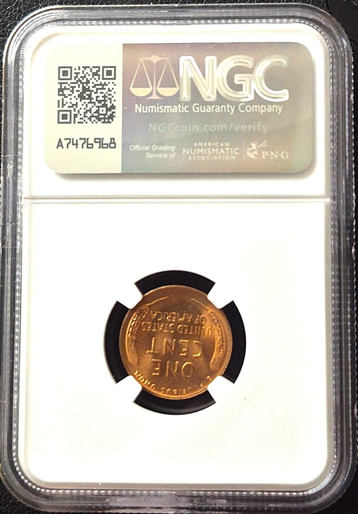 1952-D MS65 RD 1 C LINCOLN PENNY