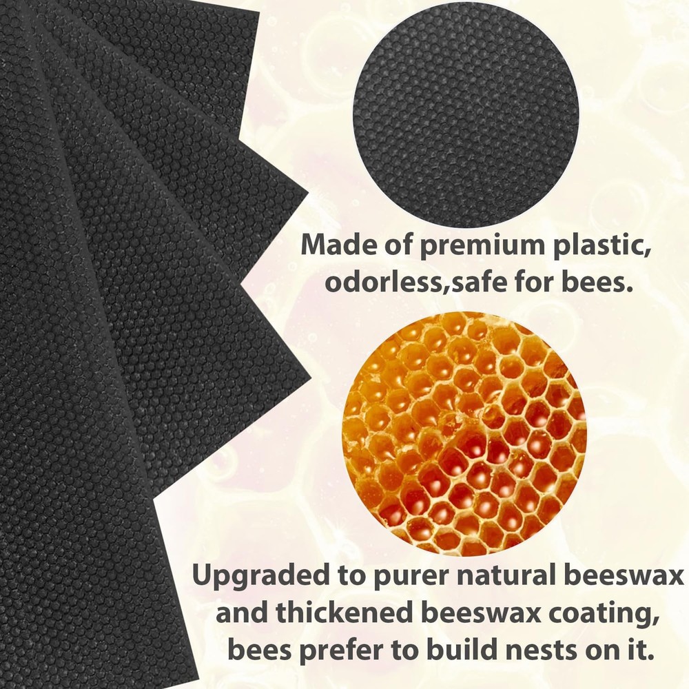 Optimal Beehive Foundation Sheets - 10 Durable Sheets for Effective Beekeeping