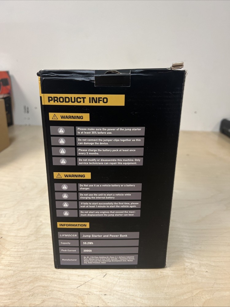 Lifemocer Jump Starter