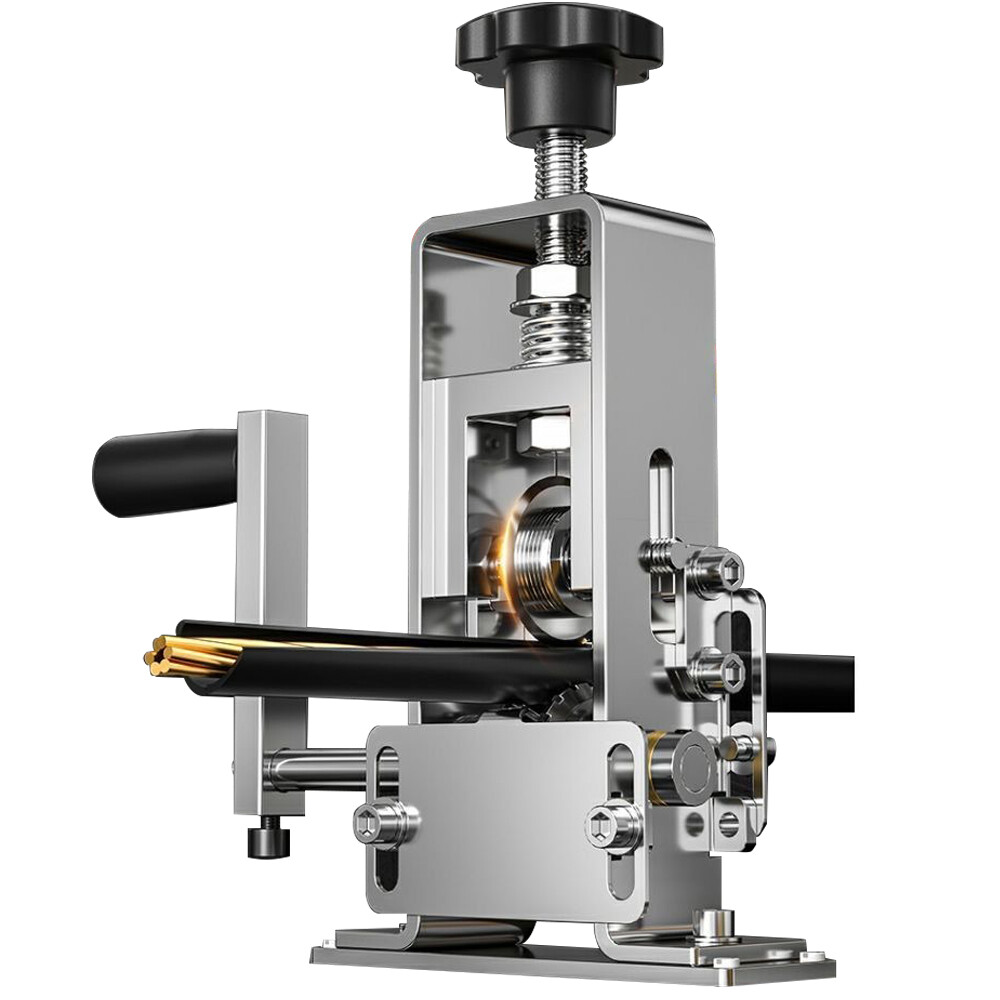 Manual Electric Wire Stripping Machine Cable Stripper Crank Scrap Copper Cutter