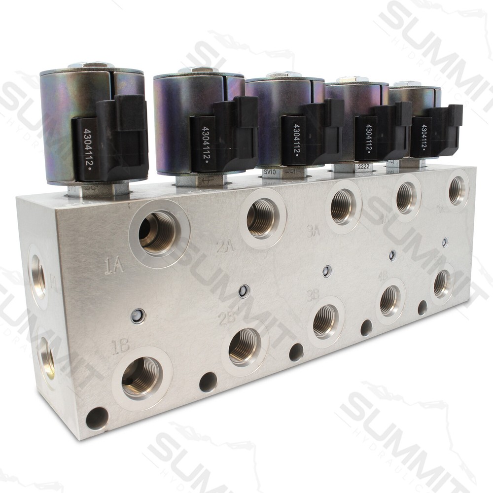 Hydraulic Multiplier Kit, 5 Circuit Selector Valve Including Couplers and Switch