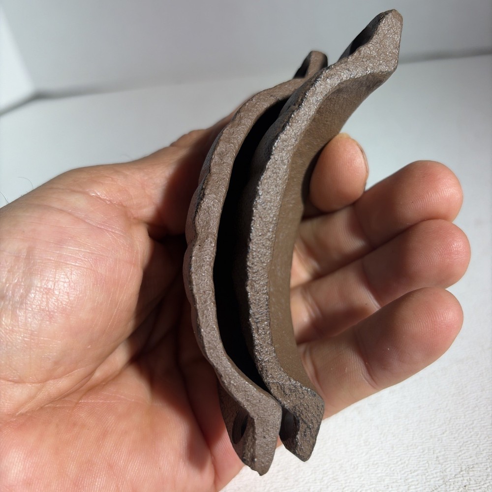 Pair Of Cast Iron Shell Drawer Pulls Handles