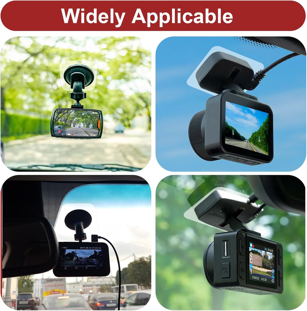 Electrostatic Sticker Mounting Dash Cam 20 PCS Double-Sided Adhesive Pad Electro