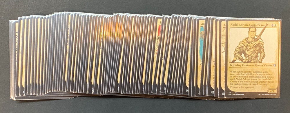 MTG Commander Legends Battle for Baldur's Gate – Showcase Complete Set – Regular