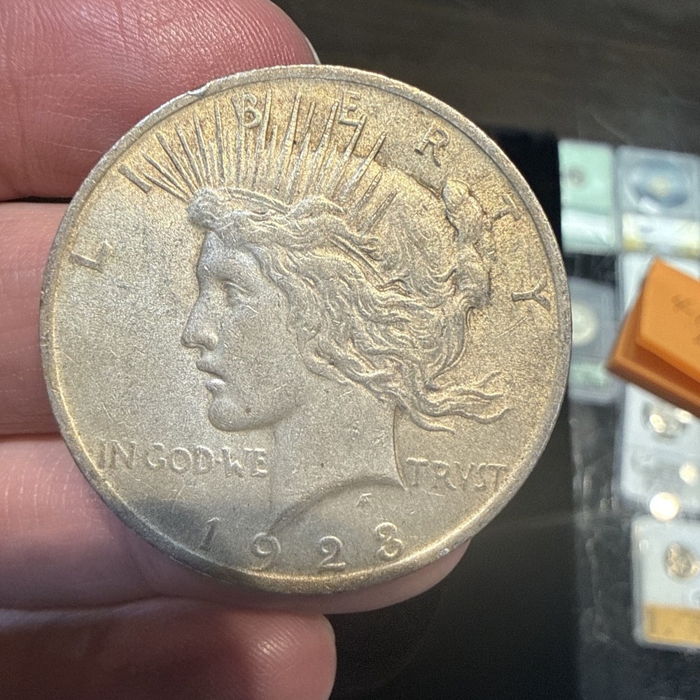 Lot Of 5 Peace Dollars