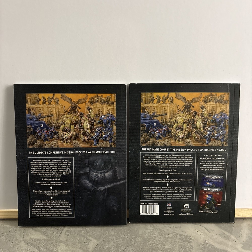 Warhammer Orcs & Goblins, Battle for skull pass, 2 x 40k chapter Book Bundle