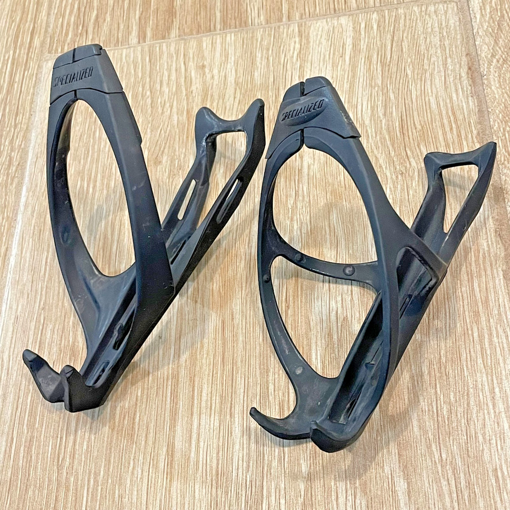 Specialized Rib Cage Black Bottle Cages Pair Set