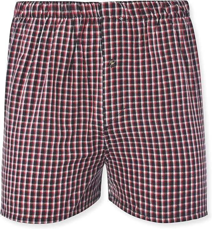 JAKE & CO. Men's Multi-Pack Woven Boxers, Assorted 5-PK
