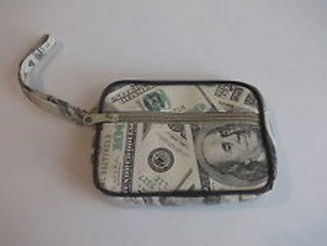 Coin Purse US Dollar With Wristlet