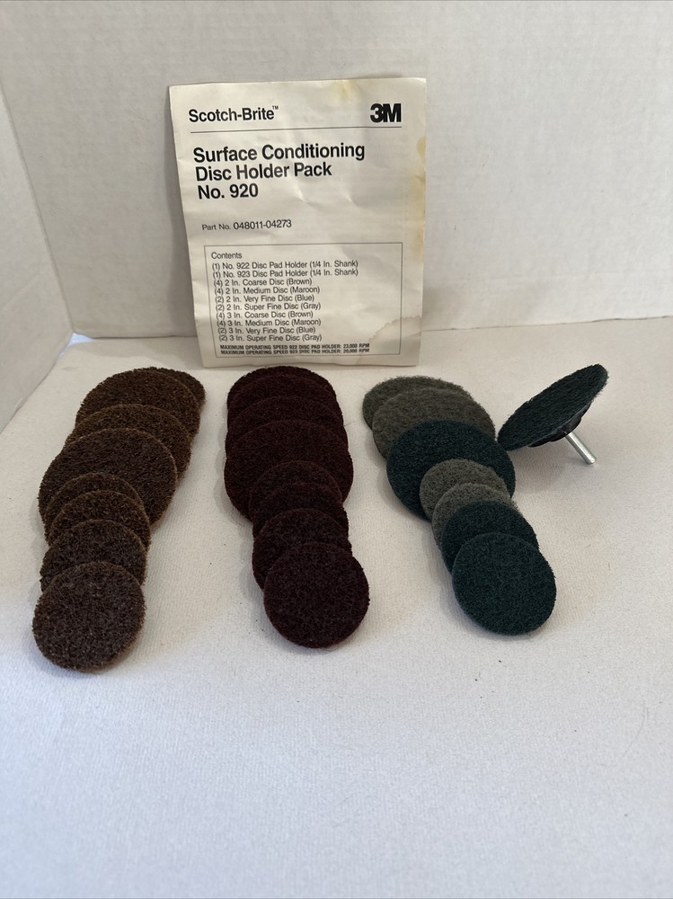 3M Scotch-Brite 2" / 3” Surface Conditioning Disc Sample Pack--