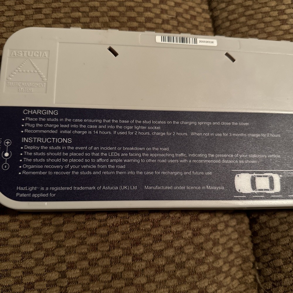 Austica HazLight Micro Warning Lights Breakdown Lights - fully tested