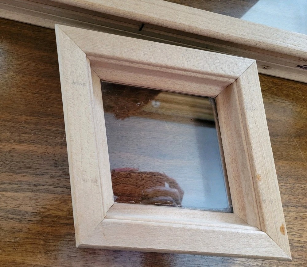 2 Small Visador Diagonal Door Windows